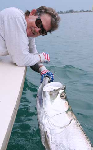 Captain Van Hubbard and Tarpon Captain Van Hubbard and Tarpon